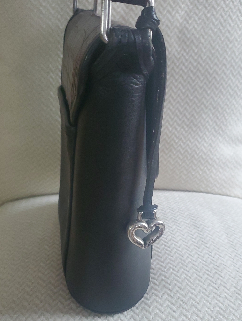 Brighton Magdaleine Two Tone Leather Shoulder/ Crossbody Bag - Picture 6 of 15